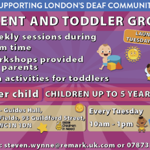 Remark! Parent and Toddler group for Parents of Deaf babies and toddlers