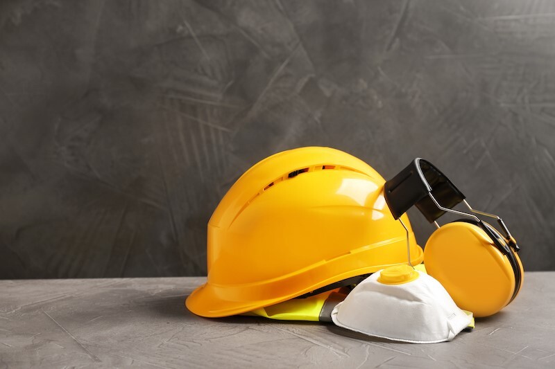 Hard hat and other protective equipment