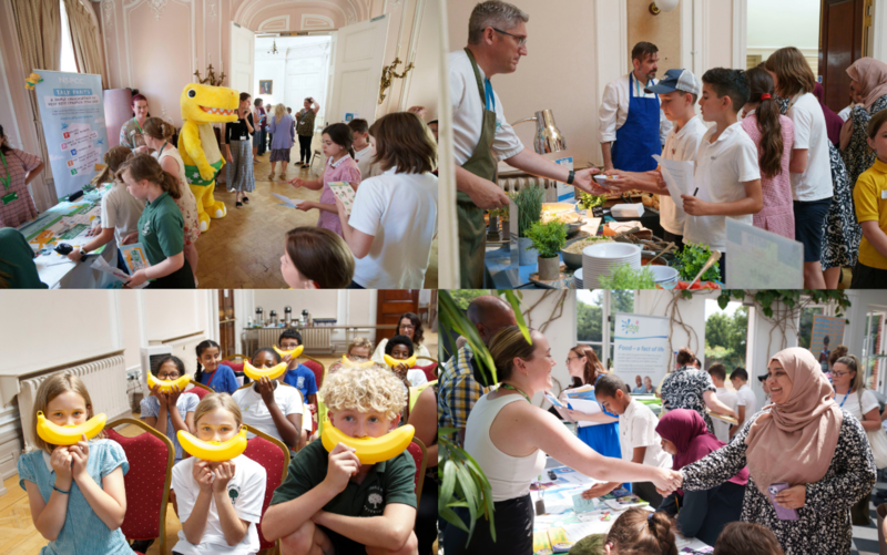 collage of images from ceremony 