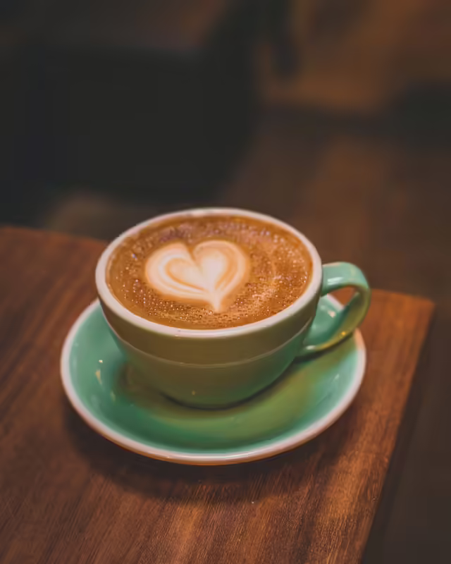 cup and saucer with coffee