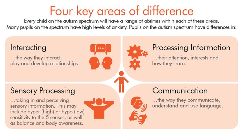 Autism 4 Areas Of Difference