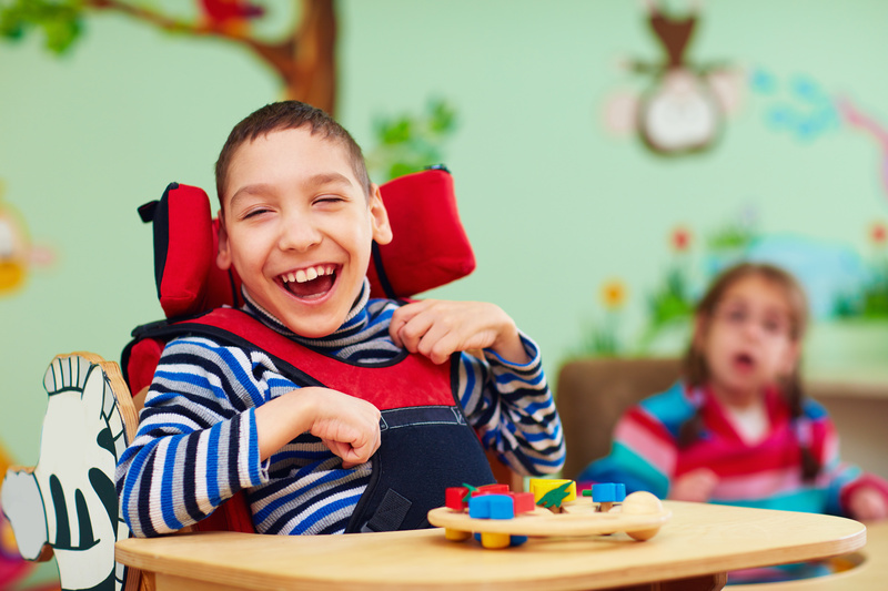 Boy playing a game