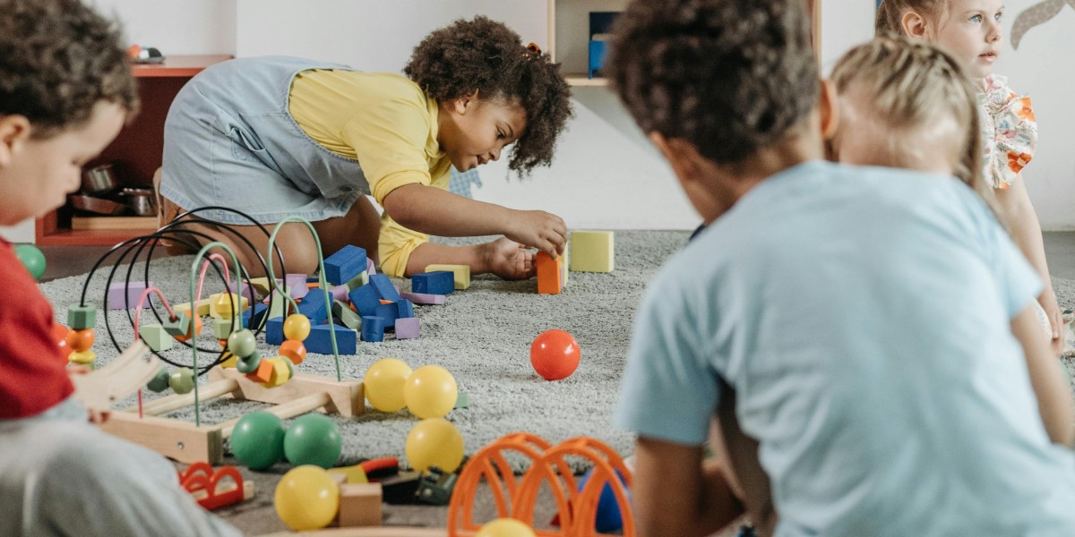 Children playing with toys