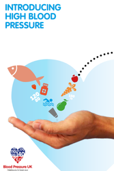 Hand holding cartoon items what helps with blood pressure