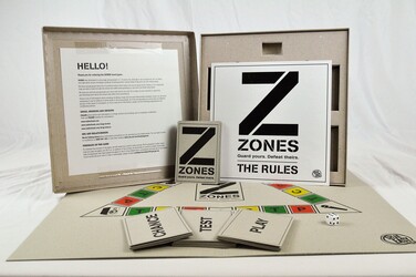 Board game exploring issues with cards on smoking, drugs, sex and relationships