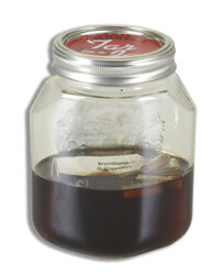 Black tar in a jar 
