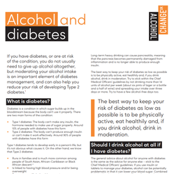 factsheet on alcohol and diabetes 