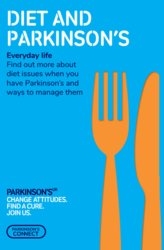 Knife and fork image titled diet and parkinson's 