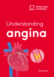 A red background with white text and a red heart