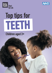 A person brushing their teeth 