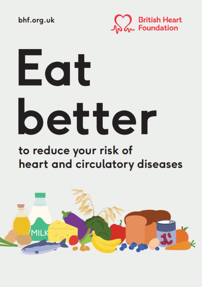 A poster with food and text