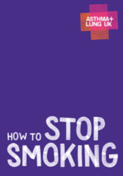 Purple leaflet cover titled; How to stop smoking 