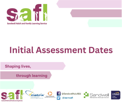 Book your assessment slot now!